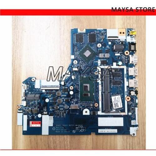 DG421 DG521 DG721 NM-B242 Laptop motherboard for Lenovo 320-15ISK Test original mainboard 4G-RAM I3-6006u with video card