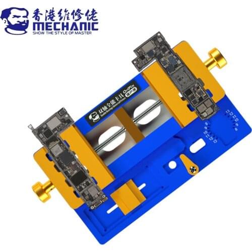 MECHANIC Double Bearing Universal Fixture For Phone Motherboard IC Chip Dot Matrix Projector Module Repair Clamp Holder