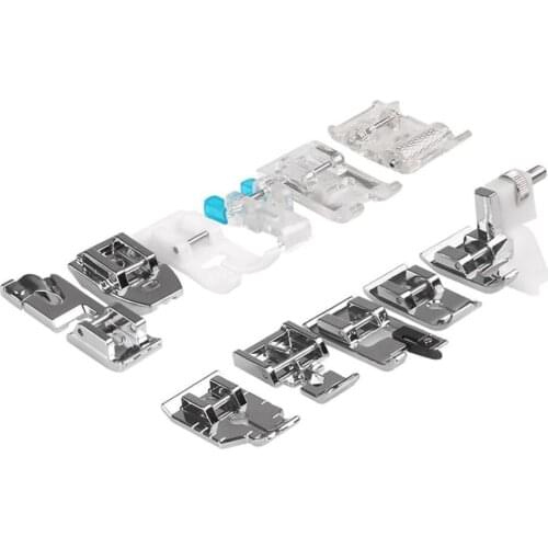 11pcs Sewing Machine Presser Foot Foot Set of Domestic Sewing Machine Multifunctional Sewing Accessories High Quality