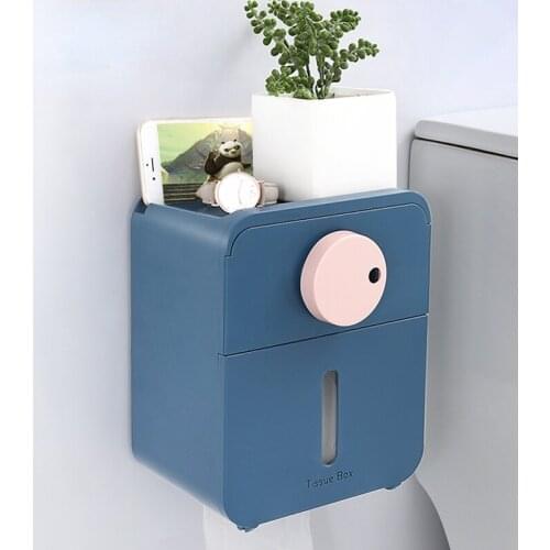 Zq Bathroom Home Collection Washstand Bathroom Storage Box Rack Wall-Mounted