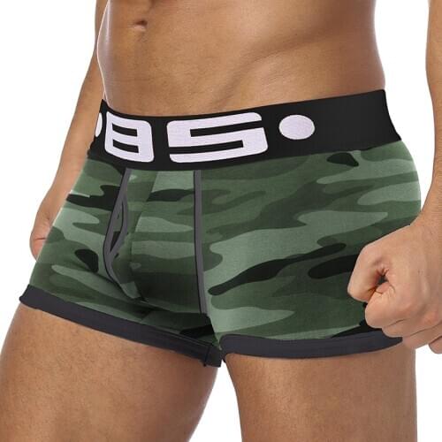 85 Brand Wholesale Breathable Men Underwear Male Boxers Comfortable Panties Cotton Breathable Quick Dry Men Boxers