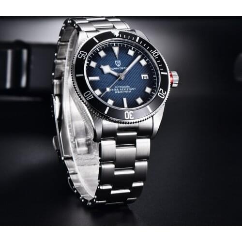 PAGANI DESIGN BB58 Mens Mechanical Watches brand luxury automatic wrist watch men NH35A 10Bar waterproof clock man Reloj Hombre