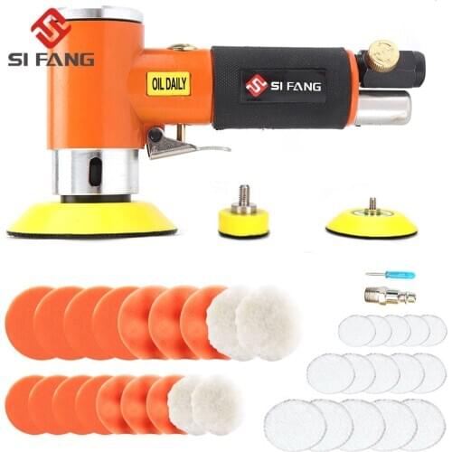 New Air Sander 1inch 2inch 3inch Pneumatic Polishing Grinding Machine Mini Orbital Buffer Dual Action Orbital Polisher for Car
