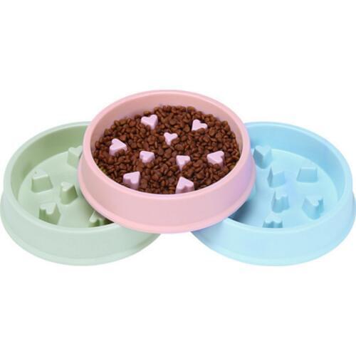 Portable Pet Dog Slowly Feeding Food Bowls Puppy Cats Slow Down Eating Feeder Dish Bowl Prevent Obesity Dogs Bowl Accessories
