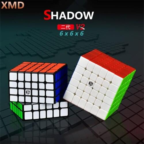 QiYi XMD Shadow 6x6x6 Magnetic Speed Magic Cube Professional Magnets Puzzle Cubes Educational Toys For Children