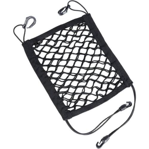 New 2 Layer Car Mesh Organizer Seat Rear Net Back Seat Bag Pet Cargo Cloth Universal Multifunction Storage Debris Bags