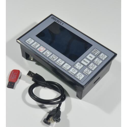 CNC Control System USB 500 KHz 4 Axis Motion Controller G Code Support USB Flash Drive Read;cnc controller