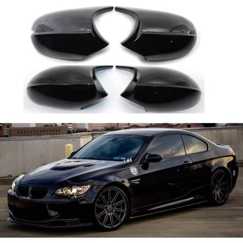 Replacement Rearview Side Mirror Covers Cap For BMW E90 E91 E92 E93 E81 E87 E82 E88 3 1 Series M Accessories Carbon Fiber Gloss