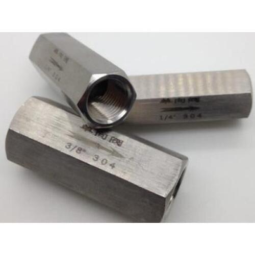 Ss 304 1/8'' Internal thread stainless steel check valve 1/8 inch Vertical horizontal one-way valve high temperature non-return
