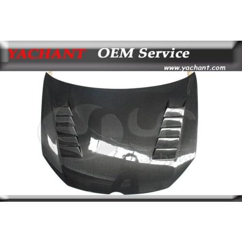 Carbon Fiber Car Front Hood Bonnet Fit For 2009-2012 Golf MK 6 Vented Hood Bonnet