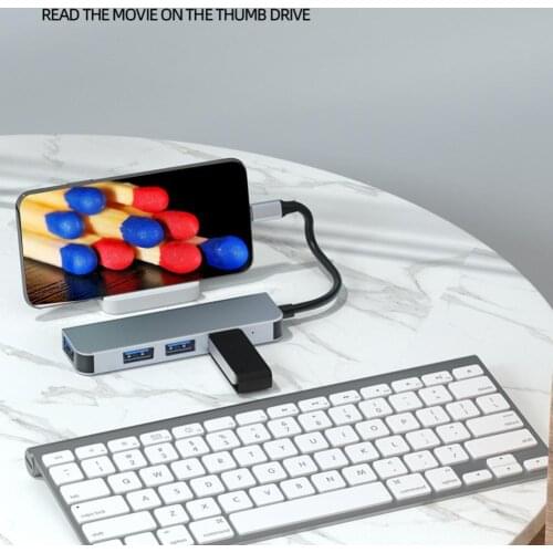 USB C HUB Type C Multi USB 3.0 HUB Adapter Dock for MacBook Pro Huawei USB-C 3.0 Splitter Port Type C HUB