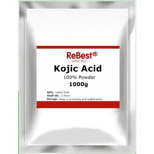 Stability 100% Kojic Acid Powder,High Quality Skin Brightener,Skin Whitening Creams,Inhibiting Melanin,Pigmentation Reduction