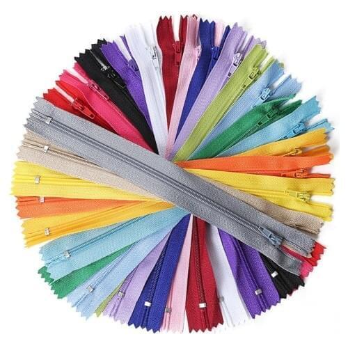 100pcs 3# Closed End Nylon Coil Zippers Tailor Sewing Craft ( 3-40 Inch) 7.5-100 CM Crafters &FGDQRS (20/Color U PICK)