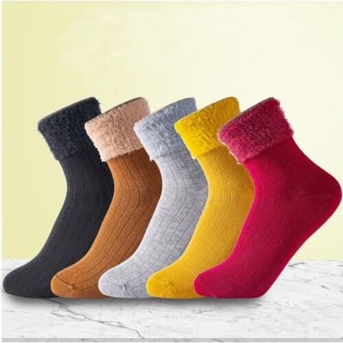 12 Pairs / Bag Explosion Models Adult Ladies Cotton Thickening Casual Socks Casual Anti-friction Tube Socks