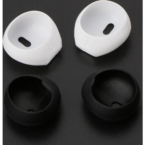 2Pairs Eartip Silicone in-ear Headset Earbuds Cover Anti-Lost Ear Cap for Apple 8 7 6 6S Plus 5 5S SE EarPods