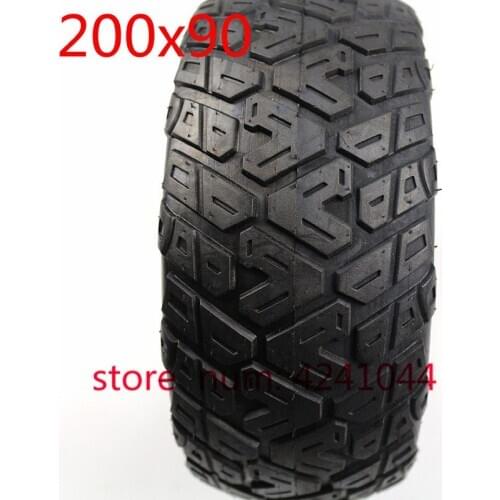 200x90 electric scooter torque car non inflatable solid tires 8 inch Solid tire without inner tube tyres