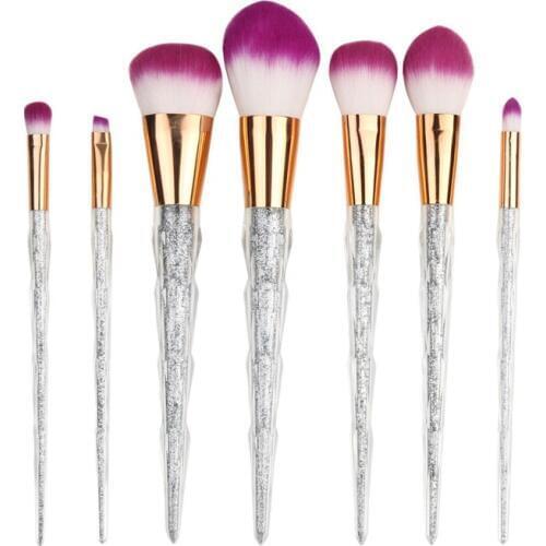 7Pcs Makeup Brushes Set Blending Powder Contour Concealer Blush Beauty Brush Eyeshadow Eyebrow Face Comestic Make Up Brush Tool