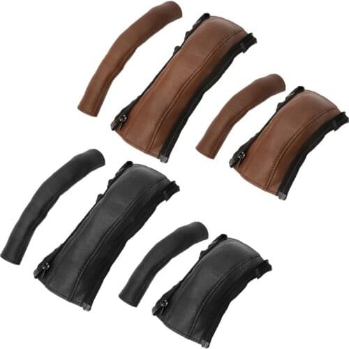 4pcs/set Pram Stroller Accessories Leather Covers Handle Wheelchairs Baby Stroller Armrest Pu Protective Case for Yoyaplus