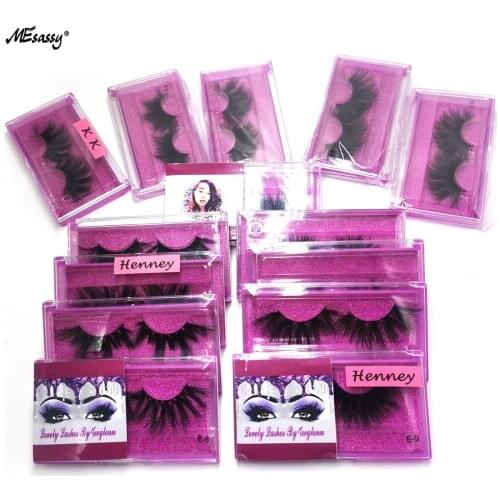 Free Put Logo Wholesale 25mm 3D Mink Lashes Handmade Eye Lashes 5D False Eyelash Dramatic Long Volume Lashes
