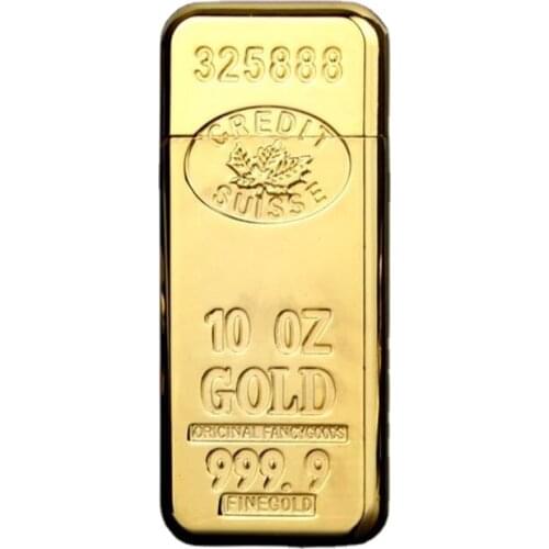 Shiny Golden Grinding Wheel Refill Butane Gas Cigarette Accessories Lighter Mens Gift Stainless Steel