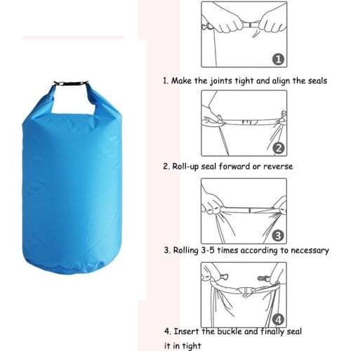 Bolsa estanca. Bolsa seca impermeable de 20L Saco estanco para natación, rafting, kayaking, trekking o navegación
