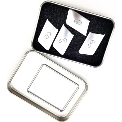 Car Door Lock Unlock Buttons Sequins Covers For Benz C E Class W204 W212
