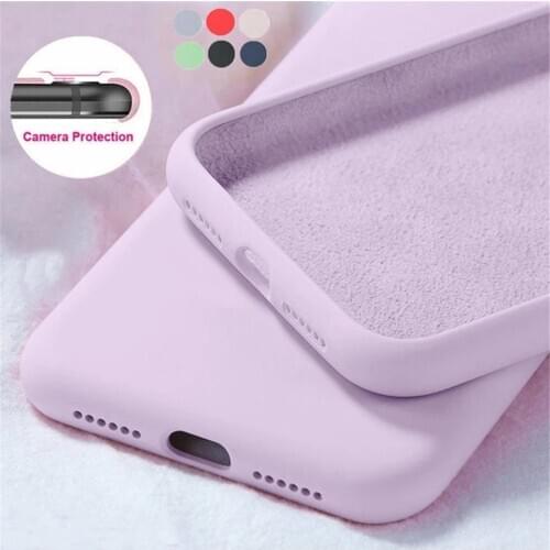 For Samsung Galaxy S20 FE 5G Case Soft Candy Color Liquid Silicone Phone Back Cover For Samsung S20 S20 Plus Ultra Case