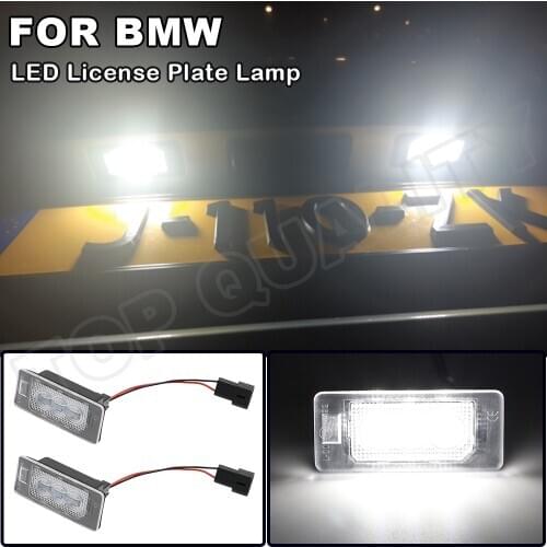 For BMW E46 E82 F22 F23 F45 E90 E84 E92 E93 F30 F31 F34 F32 F36 F26 E70 F80 F16 E71 E88 F48 SMD LED License Number Plate Lamp