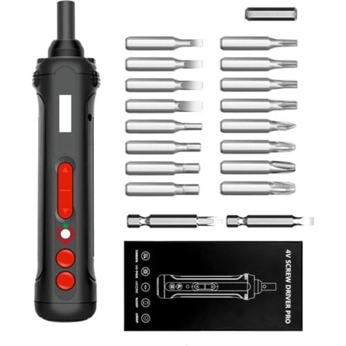 ABSF Mini Electric Screwdriver USB Charging Portable Screw Driver Cordless Power Screwdriver Drill Magnetic Screw Driver Set