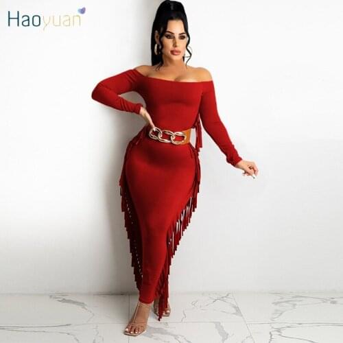 HAOYUAN Long Dresses