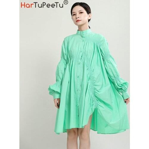HARTUPEETU Women's Ruffle Shirts