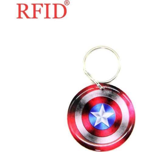 ID 125khz EM4305 EM4205 Writable Rewritable Keyfob RFID Card Waterproof Keychain Smart Tag Access Control Card Fast Shipping 1