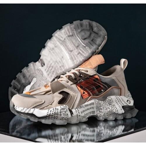 Spring Men Chunky Running Shoes Breathable Sneakeers Outdoor Male Casual Walking Jogging Sports Shoes Trainers Zapatillas Hombre