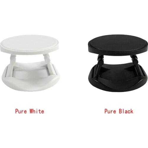 Hot Pure Black White Popped Phone Holder Попсокет Without Design Popular Pocket Socket Round Finger Ring Stand For iPhone