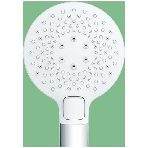 Pressurized Silicone Showerhead, Multi-speed, One-key Switch, Anti-blocking Nozzle, Large Water Outflow Shower Nozzle