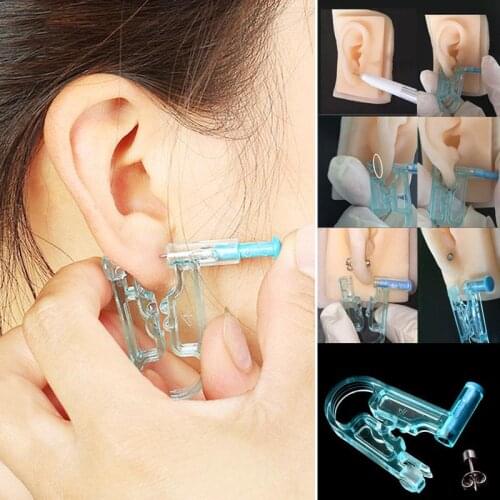 Earring 1PC Disposable Safety Ear Piercing Asepsis Ear Stud Body Piercing Safe