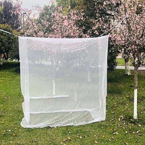 Limited New Arrival Camping Net White Mesh Portable Square Foldable Mosquito Control Sleeping Lightweight Summer Outdoor Tent