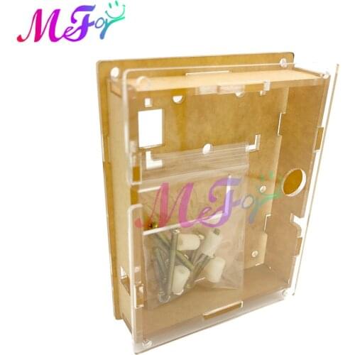 Transparent Acrylic Case Shell Housing For LCR-T4 Mega328 M328 Transistor Tester Capacitance ESR Meter DIY Kit
