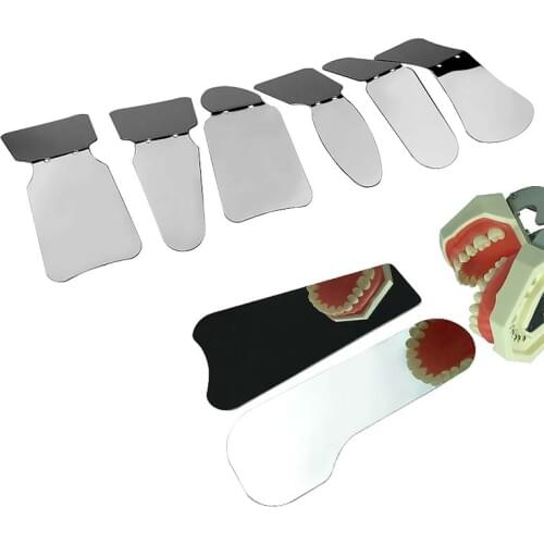 Dental Orthodontic Double-Sided Mirrors Reflector Dentistry Intra Oral Stainless Steel Autoclavable Dental Photography Mirrors