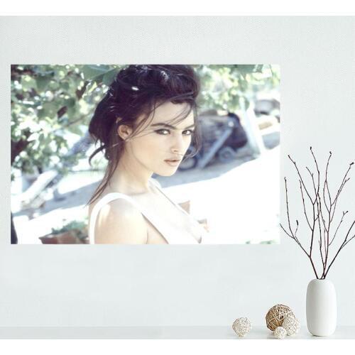 Monica Bellucci Canvas Poster Bedroom Home Decoration Wall Poster Art Print Silk Fabric Gift For Friend 50x75CM,60x90CM