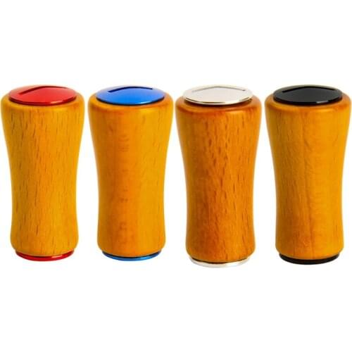 U2JB Fishing Reel Handle Knob DIY Wood Cork Handle Knob Fishing Reel Replacement Part