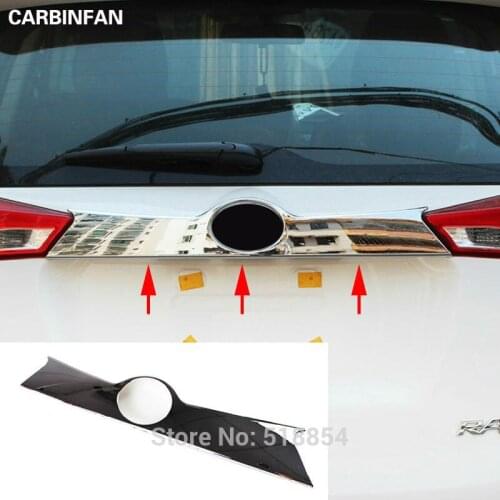 High quality ABS Chrome Rear Trunk Handle Garnish Moulding Trim Exterior For 2013 2014 TOYOTA RAV4 RAV 4 13 14