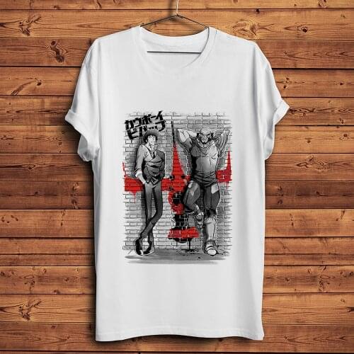 Space Bounty Hunters funny Japan anime t shirt men summer new white casual homme short cool manga tshirt unisex gift