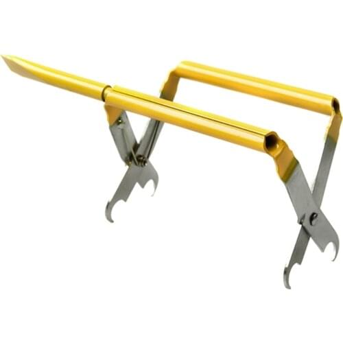Yellow Beekeeping Frame Grip Holder Lift Gripper Tool with Shovel Knife Bee Hive Frame Clip Bee Keeping Equipment Beehive