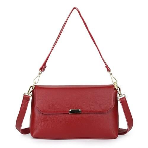 Female Messenger Bags Ladies Women 100% Soft Genuine Leather Shoulder Bag Sac A Main Vintage Crossbody Bags For Women Flap Bag