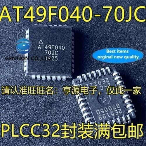 10Pcs AT49F040 AT49F040-90JC -70JC -120JC Memory chip in stock 100% new and original