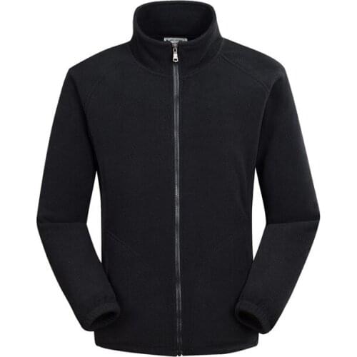 2021 Spring Autumn New Mens Fleece Sweatshirts Jackets Coats Solid Slim Casual Stand-up Collar Cardigan Sweater