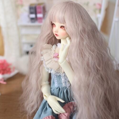 2021 New Arrival 1/3 1/4 1/6 Bjd SD Doll Wig High Temperature Wire Long Wavy For BJD Super Hair Wig