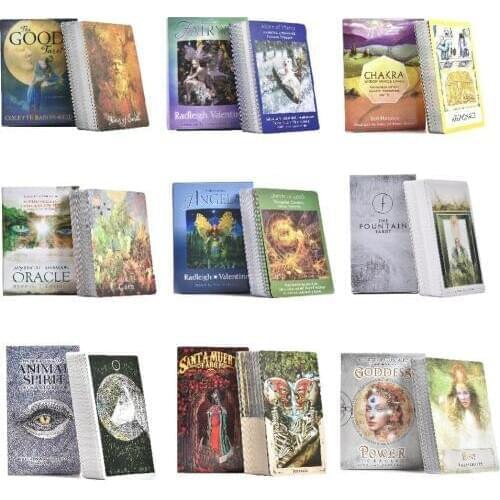 25 Designs Tarot Cards Full English Oracle Card Table Deck Games For Party Playing Card Board Game Guidance Divination Fate Game