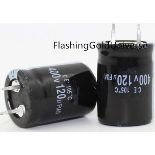 400V 120UF 120UF 400V Electrolytic Capacitor volume 22X30 best quality